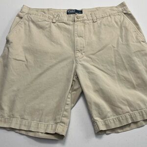 EUC Polo by Ralph Lauren Men's Tan Classic Chino Prospect Shorts - Size 36